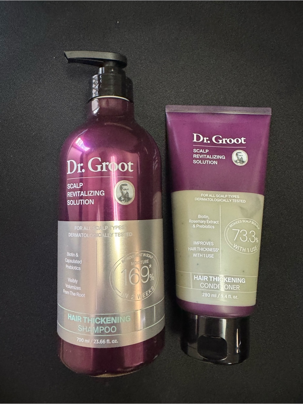 Dr. Groot Thickening Shampoo & Conditioner Set
